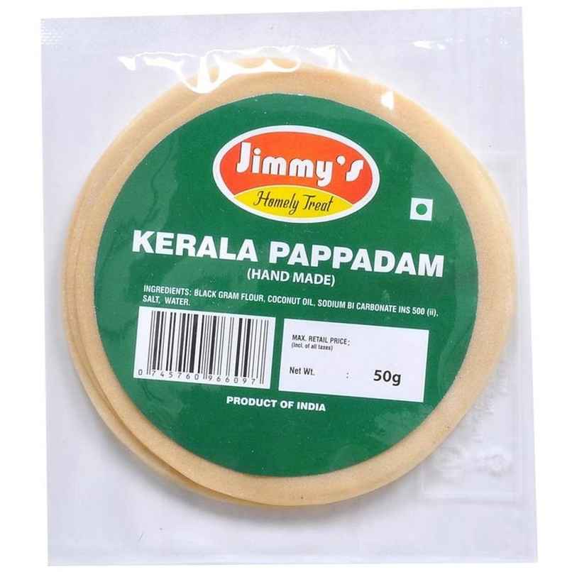 Jimmy's Kerala Pappadam | Light & Crunchy