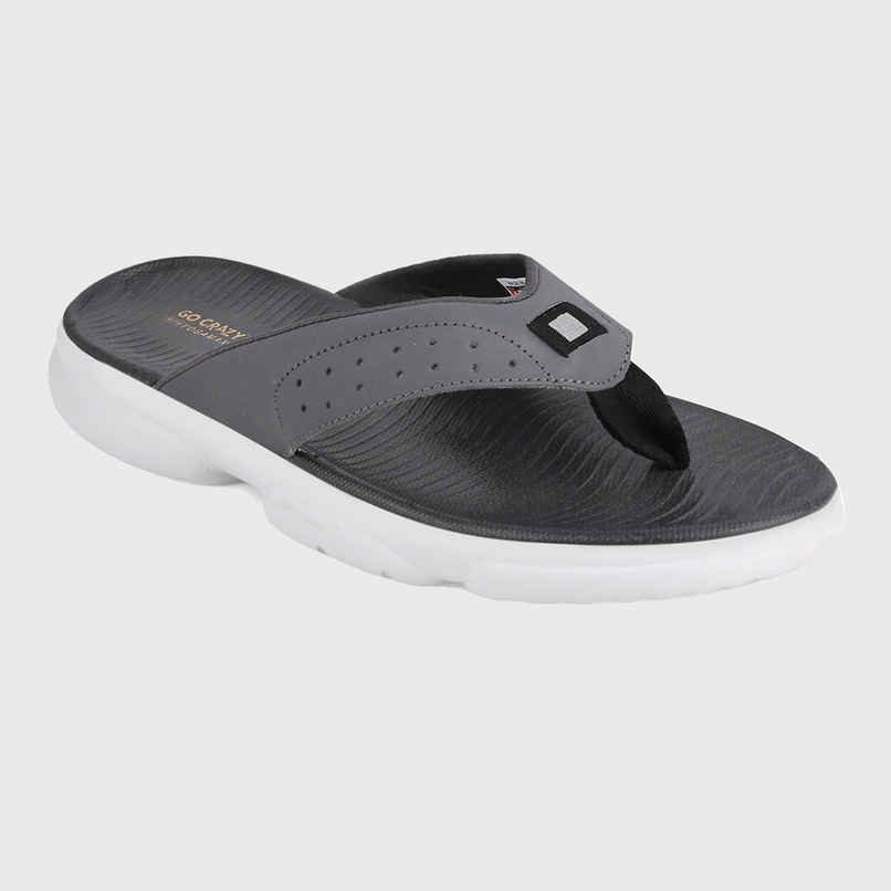 Campus Men's Flip Flops | SL-405A | Grey - UK 6