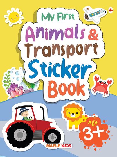 My First Sticker Book - Animals and Transport - Age 3+