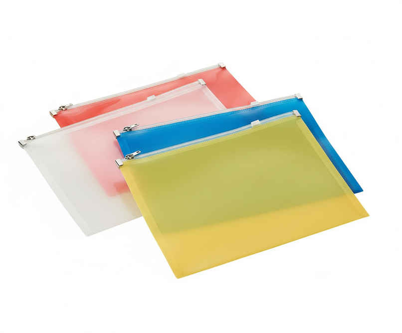 Saya PP Zipper Bag Gazette A5 (Assorted) - Stationery & Makeup Storage Pouch Saya PP Zipper Bag Gazette A5 (Assorted) - Stationery & Makeup Storage Pouch