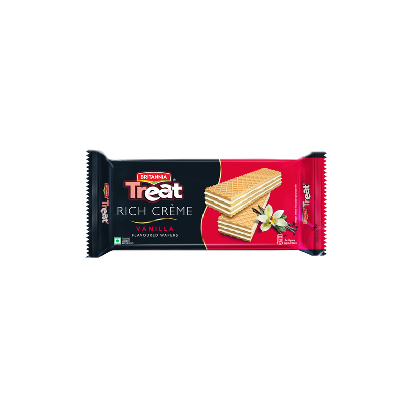 Britannia Treat Creme Vanilla Flavoured Wafer Biscuit
