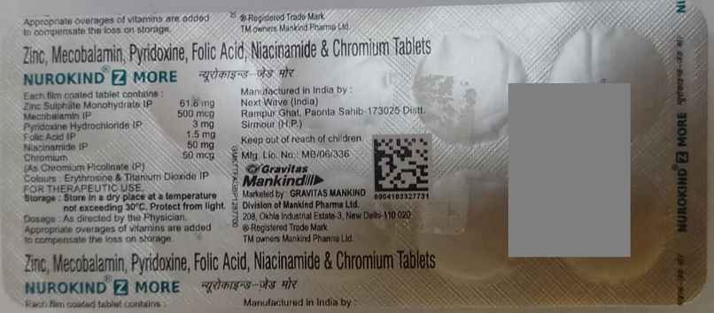 Nurokind Z More Tablet Nurokind Z More Tablet