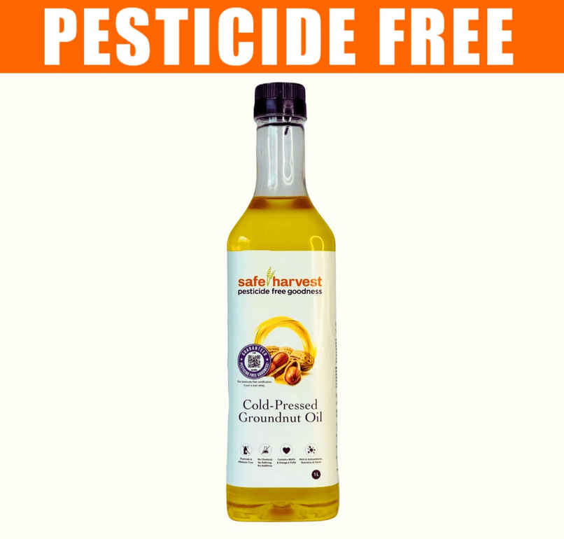 Safe Harvest Cold-Pressed Groundnut Oil Safe Harvest Cold-Pressed Groundnut Oil