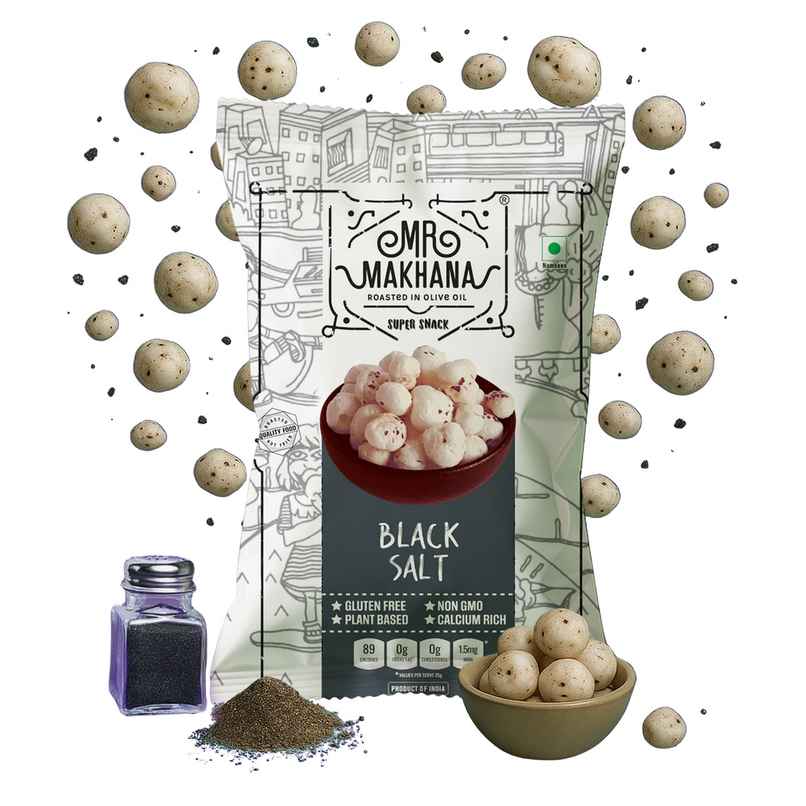 Mr Makhana Black Salt