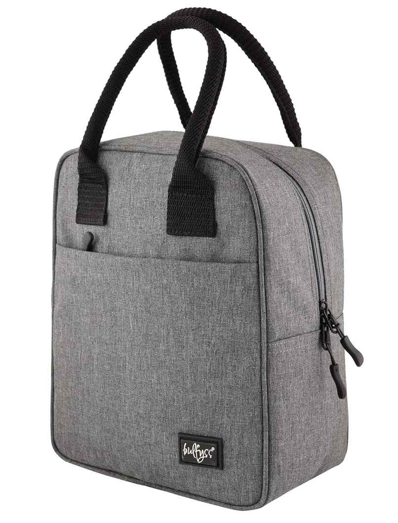 Urbanfix Bulfyss 7 L Insulated Nylon Lunch Bag | Office & Travel Tiffin Bag for Men & Women - Grey Urbanfix Bulfyss 7 L Insulated Nylon Lunch Bag | Office & Travel Tiffin Bag for Men & Women - Grey