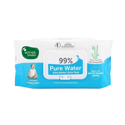Mother Sparsh Baby Wipes (99% Pure Water Unscented)