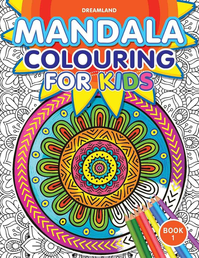Mandala Colouring for Kids- Book 1