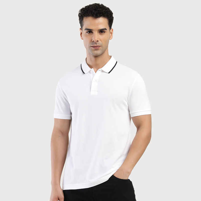 Men's Polo Slim Fit Solid T Shirt