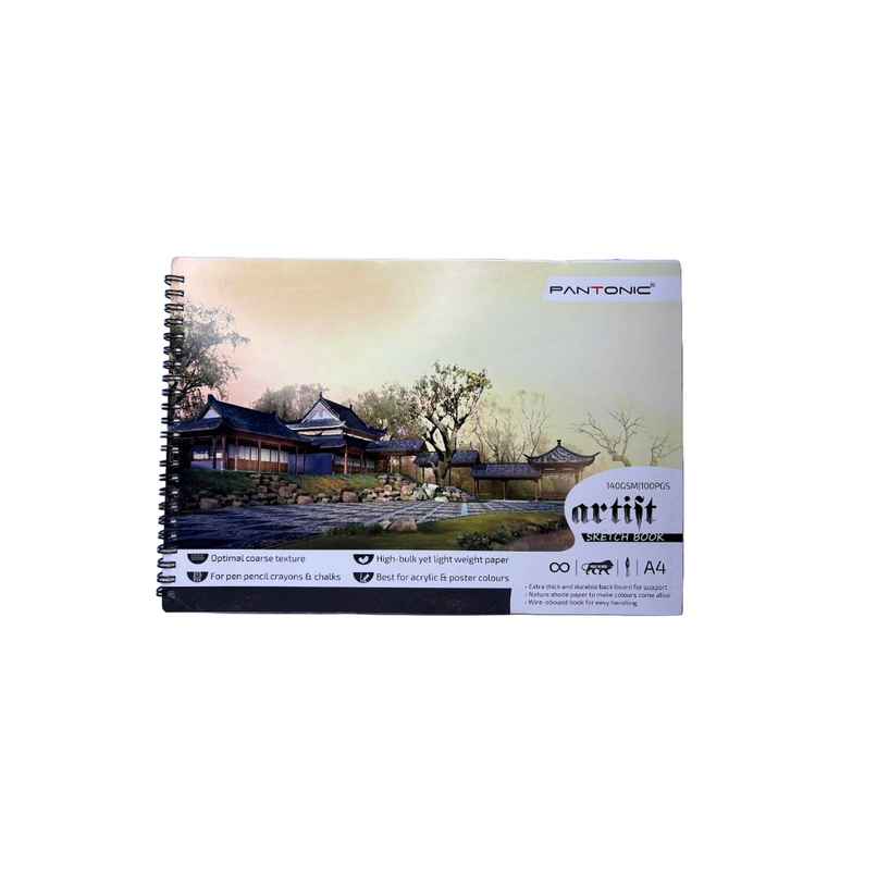 ABK A4 Sketch Pad 160 GSM | Colour May Vary | Premium Paper