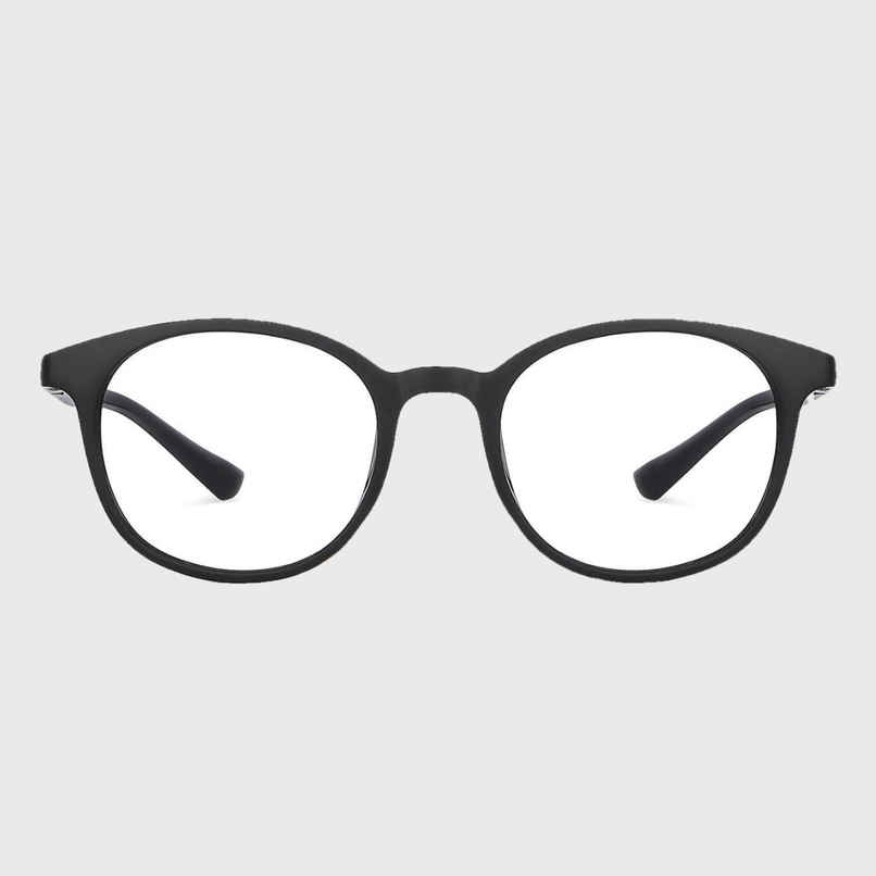 Lenskart Blu Unisex Geometric TR90 Computer Glasses | Black - M