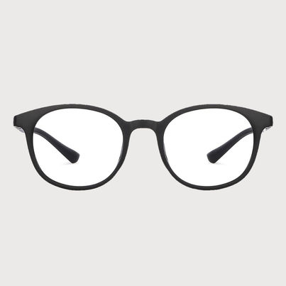 Lenskart Blu Unisex Geometric TR90 Computer Glasses | Black - M