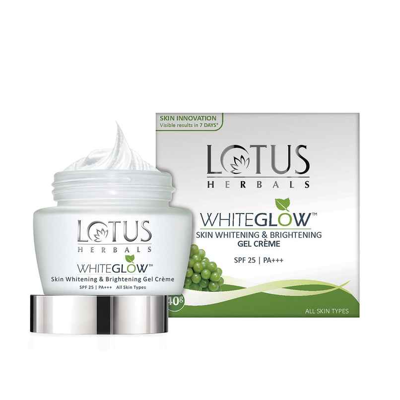Lotus Herbals Whiteglow Skin Whitening & Brightening Gel Cream SPF 25 Pa +++