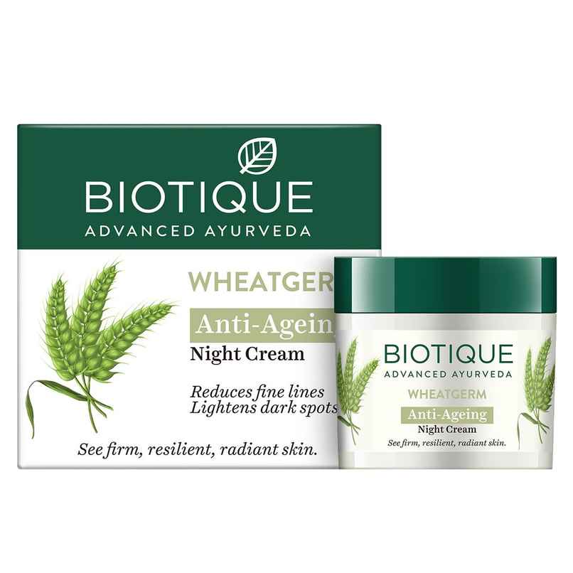 Biotique Wheatgerm Anti-Ageing Night Cream