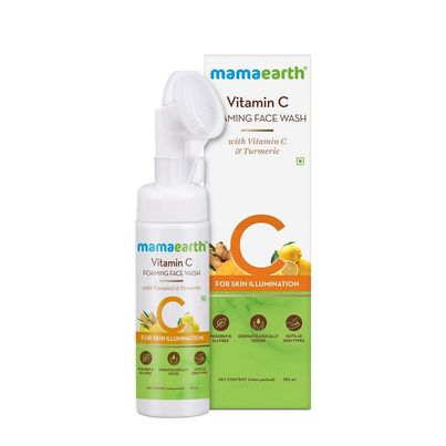 Mamaearth Vitamin C Foaming Face Wash with Vitamin C & Turmeric