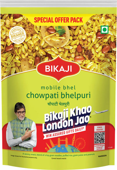 Bikaji Aslee Bikaneri - Chowpati Bhel Namkeen Bikaji Aslee Bikaneri - Chowpati Bhel Namkeen