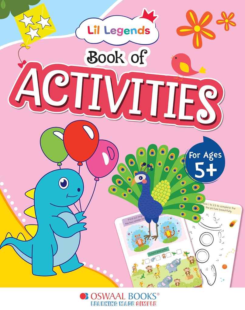 Oswaal Books Lil Legends Preschool Activity Book For Kids | Age - 5+ Years