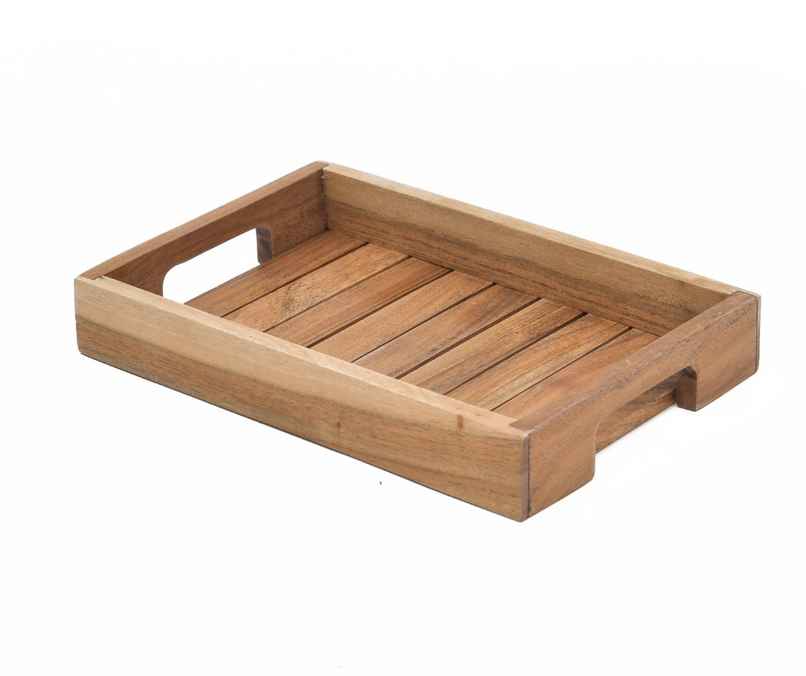 Sanjeev Kapoor by Oggn Wooden Jali Plain Tray 12x8 Sanjeev Kapoor by Oggn Wooden Jali Plain Tray 12x8