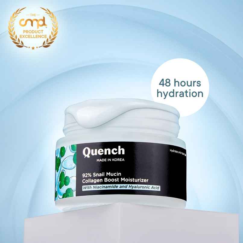 Quench Botanics 92% Snail Mucin Collagen Boost Moisturizer