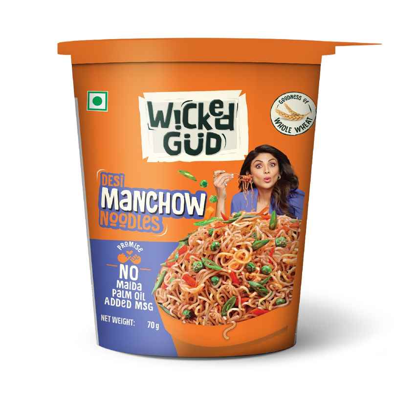 Wickedgud Desi Manchow cup noodles