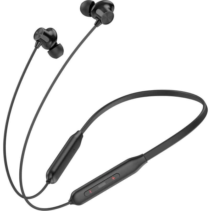 Aroma NB120 Amaze Bluetooth Neckband Upto 50 Hours Playtime, Fast Charging, Dual Pairing Neckband Bluetooth  - Black