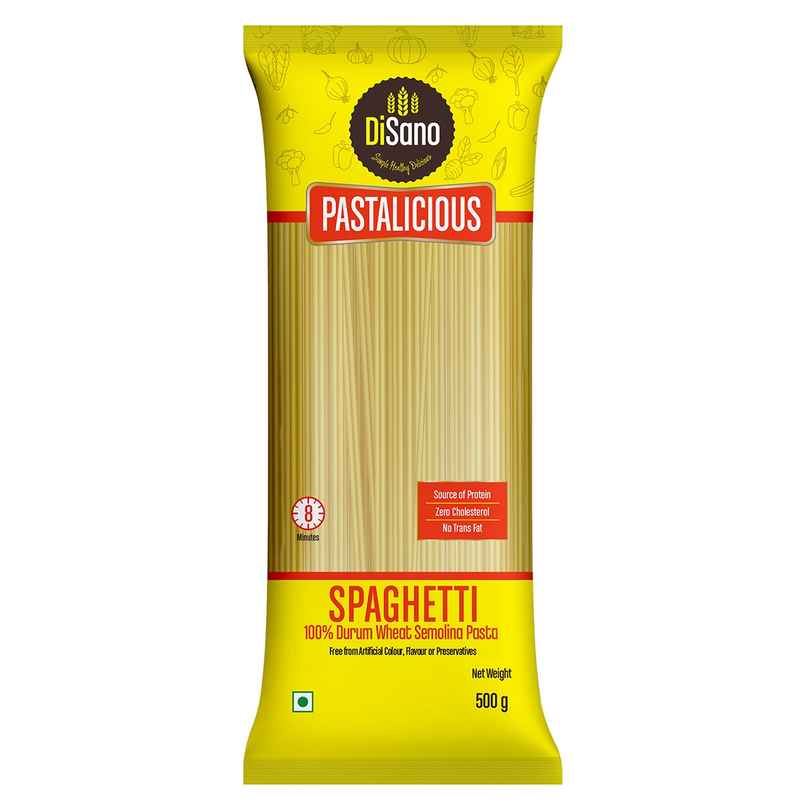 Disano Spaghetti Pasta, 100% Durum Wheat, No Maida