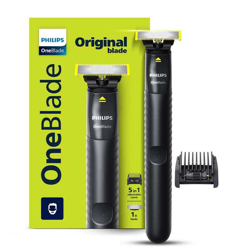 Philips OneBlade Hybrid Razor & Trimmer, No Nicks & Cuts, Dual Protection Technology , 2 Trim combs QP1425/10 Philips OneBlade Hybrid Razor & Trimmer, No Nicks & Cuts, Dual Protection Technology , 2 Trim combs QP1425/10