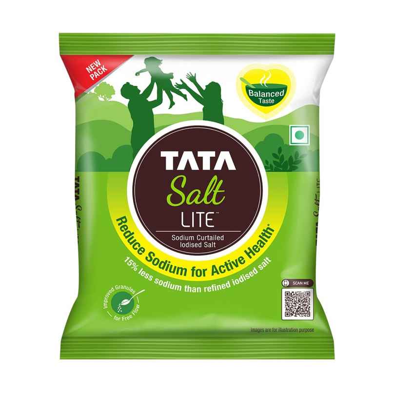 Tata Salt Lite | 15% Low Sodium Iodized Salt