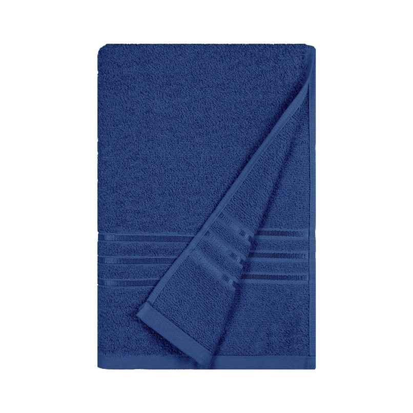 Home Elegance by myTrident Comfort Living Cotton Bath Towel | 70cm x 140cm | 400 GSM | Navy Blue