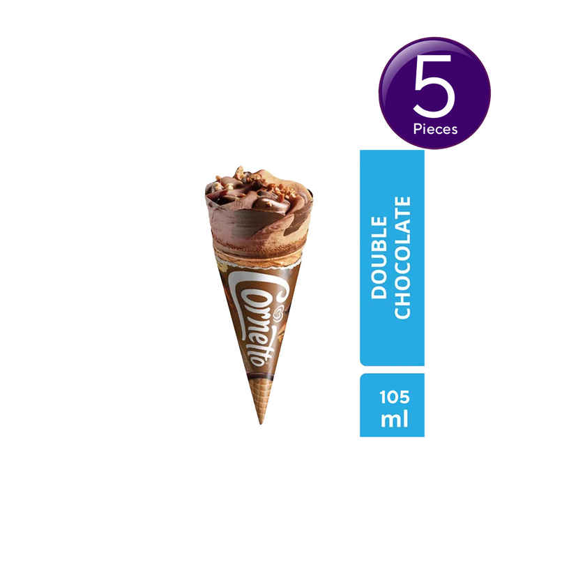 Kwality Wall's Cornetto Double Chocolate Cone Combo  