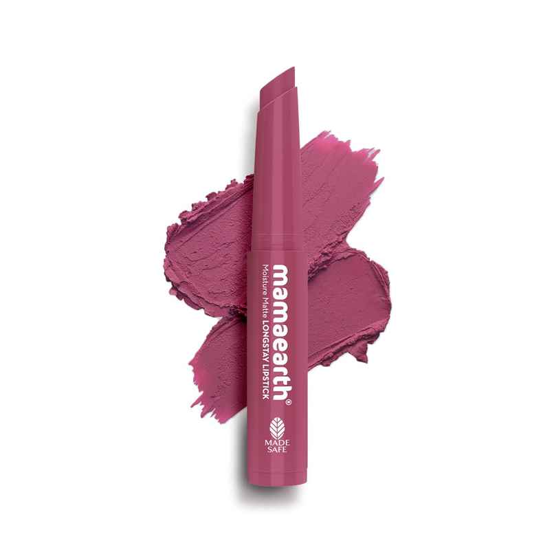 Mamaearth Moisture Matte Longstay Lipstick | 08 Pink Tulip