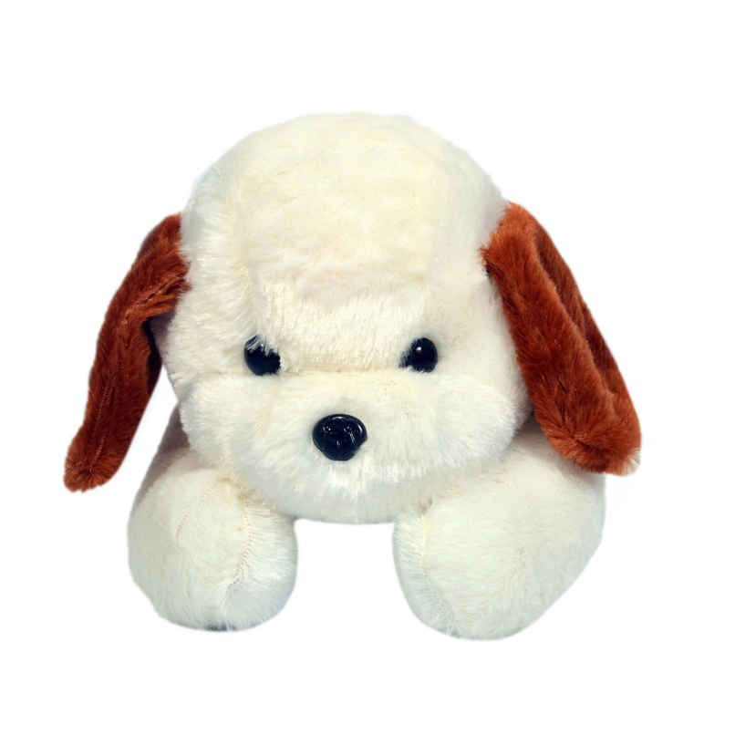 Babique Dog Cute Plush Soft Toys for Kids Birthday Gift 26 cm White Babique Dog Cute Plush Soft Toys for Kids Birthday Gift 26 cm White