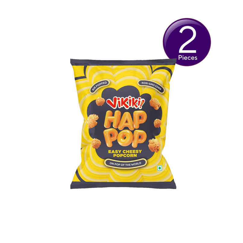 Vikiki Snak HapPop Ready to eat Popcorn Easy Cheesy Combo Vikiki Snak HapPop Ready to eat Popcorn Easy Cheesy Combo