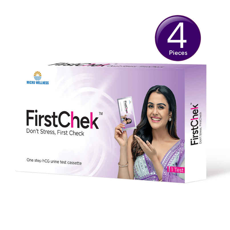 Micro Wellness Firstchek Pregnancy Test Kit Combo  