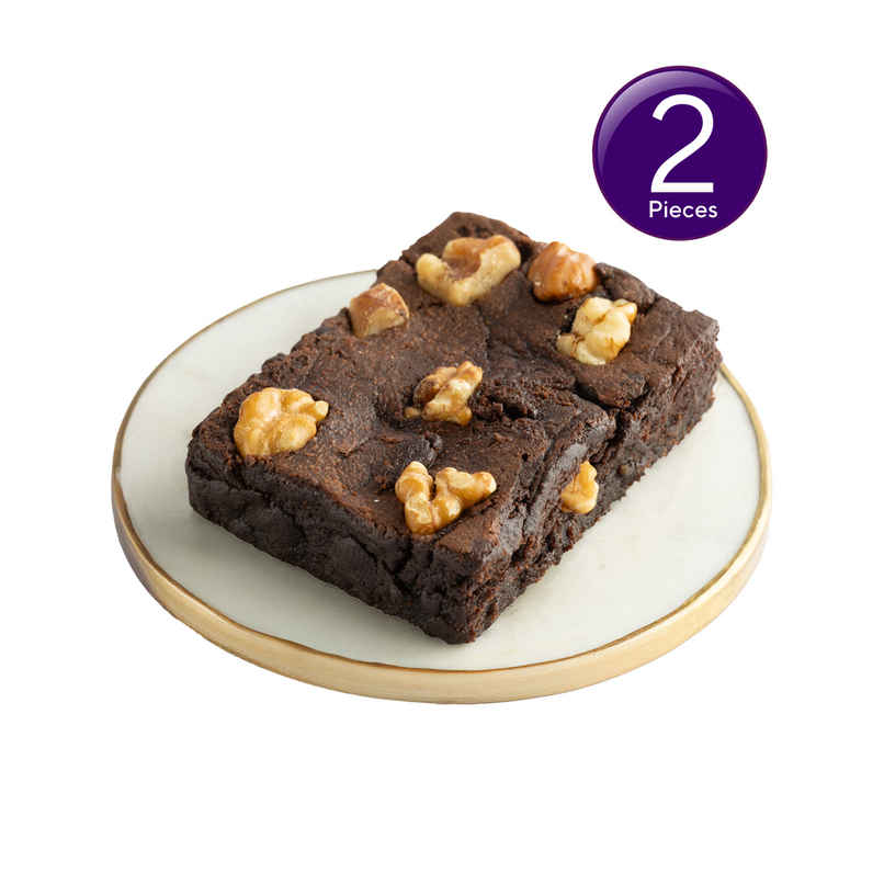 Theobroma Eggless Walnut Brownie | Combo