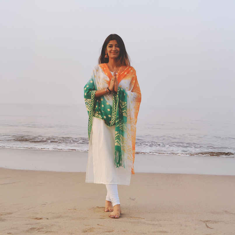 House Of Festivals Tricolor Dupatta | Tiranga Theme Dupatta House Of Festivals Tricolor Dupatta | Tiranga Theme Dupatta