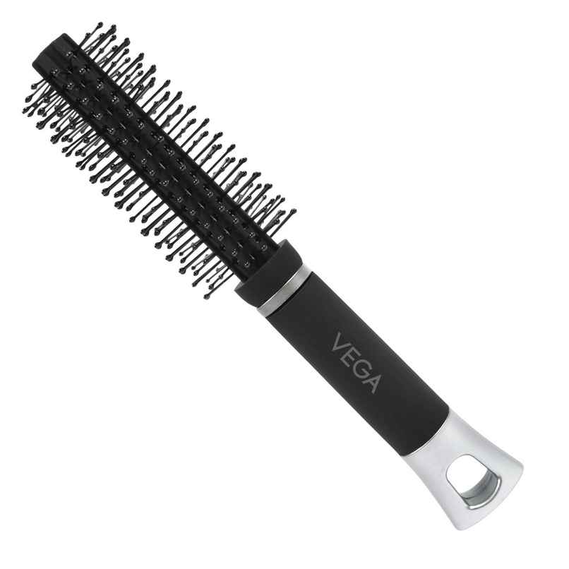 VEGA Mini Round Hair Brush For Adding Curls | Volume & Waves In Hair| Men And Women (R6-Rb)