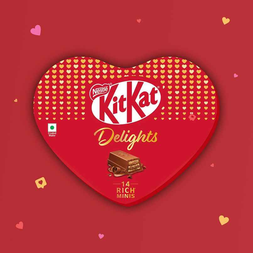Nestle Kitkat Delights Rich Heart Box Nestle Kitkat Delights Rich Heart Box
