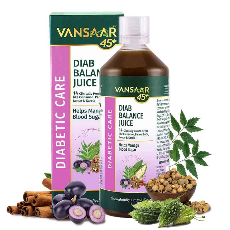 Vansaar 45+ Diab Balance Juice - Diabetes Care Juice