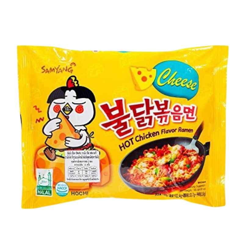 Korean Samyang Cheese Flavour Hot Chicken Noodles Non Veg