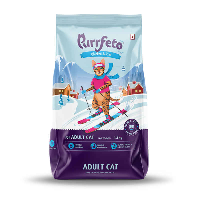 Purrfeto Dry Cat Food Chicken & Rice | Adult