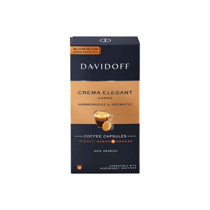 Davidoff Crema Elegant Lungo Harmonious And Aromatic Coffee Capsule