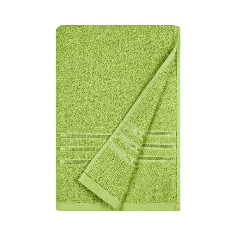 Home Elegance by myTrident Comfort Living Cotton Bath Towel | 70cm x 140cm | 400 GSM | Lime Green