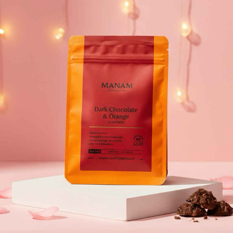 Manam Dark Chocolate & Orange Cluster