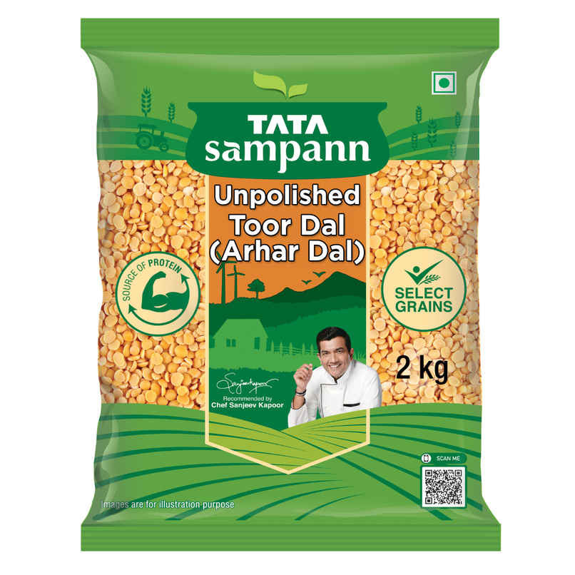 Tata Sampann Unpolished Toor Dal-Arhar Dal