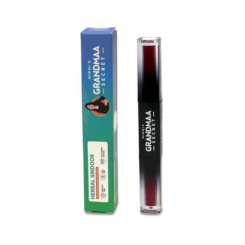 Nidhi'S Grandmaa Secret Herbal Sindoor With Rosemary - Curcumin Extracts