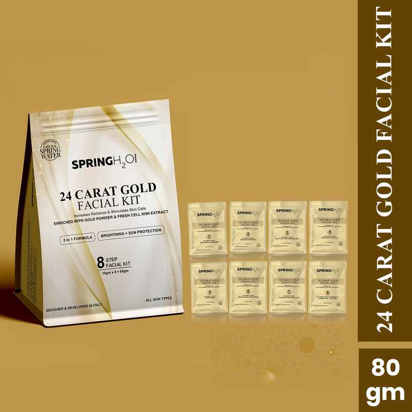 Spring H2O 24 Carat Gold Facial Kit With Magic Glow Skin