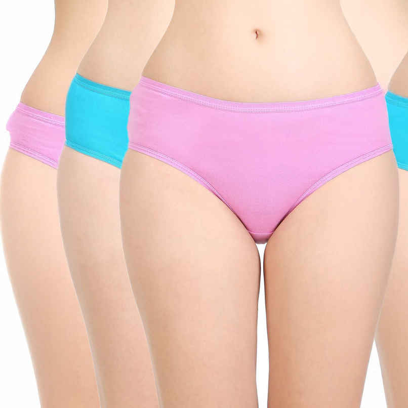 Bodycare Women Hipster Panty Seamless Cotton Polymide Mid Waist Rise | Assorted - S Bodycare Women Hipster Panty Seamless Cotton Polymide Mid Waist Rise | Assorted - S