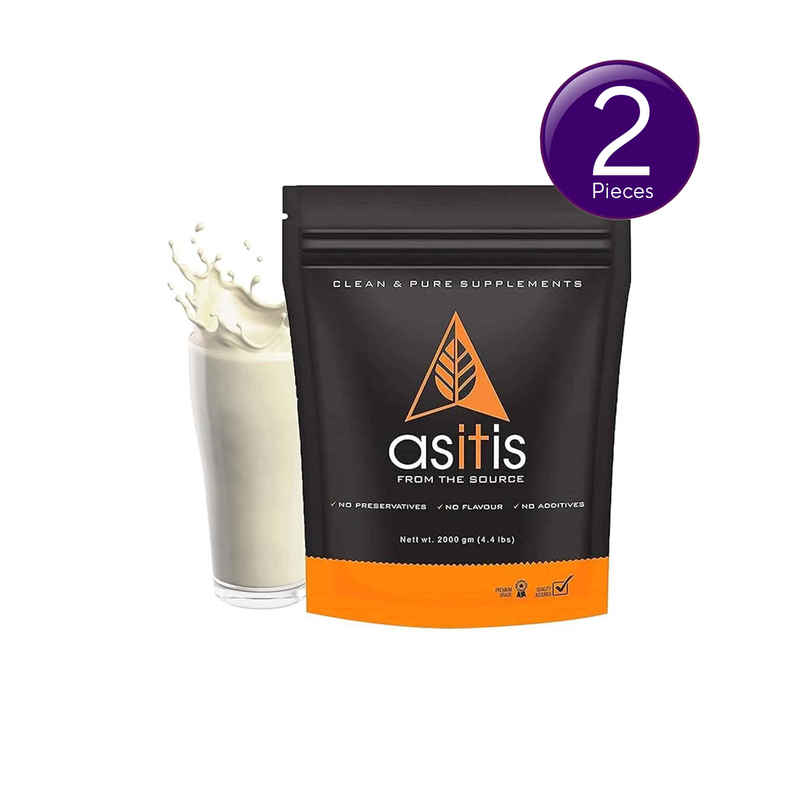 AS-IT-IS Nutrition Whey Protein Concentrate 80% | Unflavored, Tested for Purity| Combo