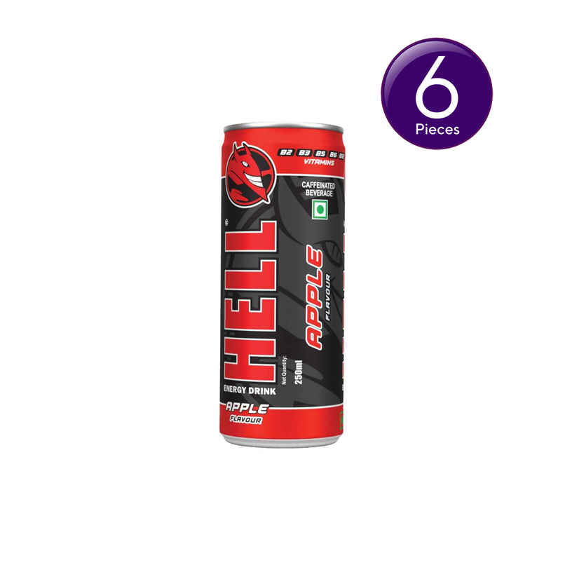 HELL Energy Drink Apple Flavoured Drink Combo  
