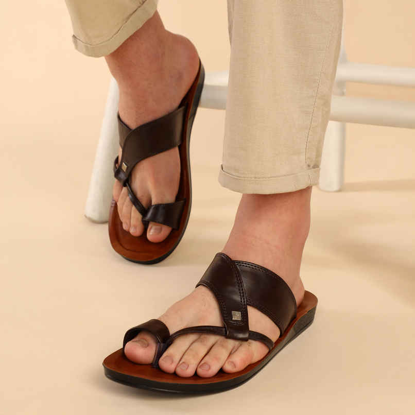 Paragon Men's Brown Pu Sandals PUK2221G UK 9